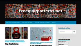 What Freequiltpatterns.net website looked like in 2018 (5 years ago)