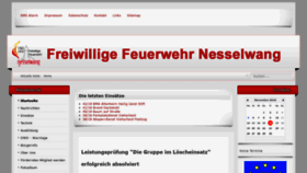 What Feuerwehr-nesselwang.de website looked like in 2018 (5 years ago)
