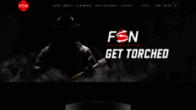 What Firesciencenutrition.com website looked like in 2018 (5 years ago)
