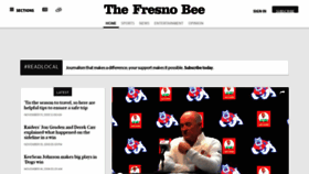 What Fresnobee.com website looked like in 2018 (5 years ago)