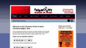 What Fairmountmusic.com website looked like in 2018 (5 years ago)