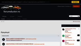 What Forumduster.ro website looked like in 2018 (5 years ago)
