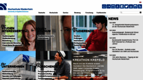 What Fh-niederrhein.de website looked like in 2018 (5 years ago)