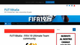 What Fut18italia.it website looked like in 2018 (5 years ago)