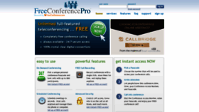 What Freeconferencepro.com website looked like in 2018 (5 years ago)
