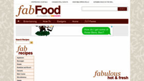 What Fabulousfoods.com website looked like in 2018 (5 years ago)