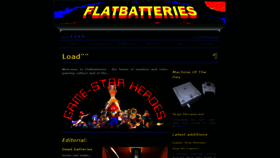 What Flatbatteries.com website looked like in 2018 (5 years ago)