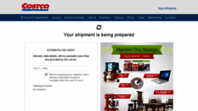 What Freighttracking.costco.com website looked like in 2018 (5 years ago)