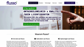 What Flusso.nl website looked like in 2018 (5 years ago)