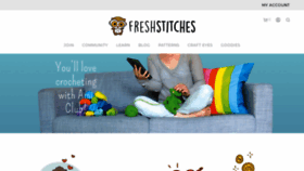 What Freshstitches.com website looked like in 2018 (5 years ago)