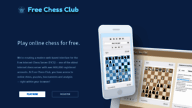 What Freechess.club website looked like in 2018 (5 years ago)