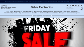 What Fisherelectronics.net website looked like in 2018 (5 years ago)