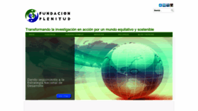 What Fundacionplenitud.org website looked like in 2018 (5 years ago)