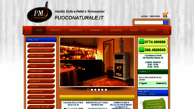 What Fuoconaturale.it website looked like in 2018 (5 years ago)