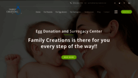 What Familycreations.net website looked like in 2018 (5 years ago)