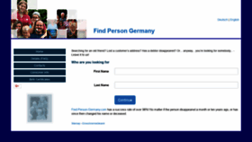 What Find-person-germany.com website looked like in 2018 (5 years ago)