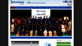 What Fountainheadschools.org website looked like in 2018 (5 years ago)