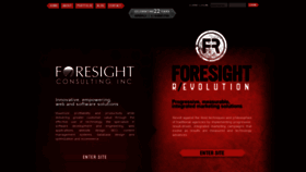What Foresight.net website looked like in 2018 (5 years ago)