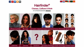 What Fr.hairfinder.com website looked like in 2018 (5 years ago)