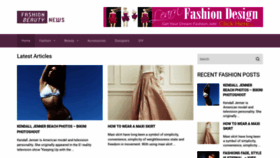 What Fashionbeautynews.com website looked like in 2018 (5 years ago)
