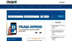 What Frammr.no website looked like in 2018 (5 years ago)