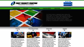 What Firstpriorityprinting.com website looked like in 2018 (5 years ago)