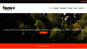 What Faunaoutdoor.com website looked like in 2018 (5 years ago)