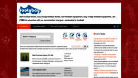What Footybay.co.uk website looked like in 2018 (5 years ago)