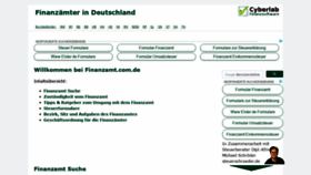 What Finanzamt.com.de website looked like in 2018 (5 years ago)