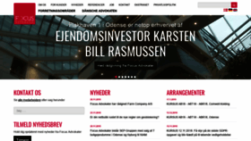 What Focus-advokater.dk website looked like in 2018 (5 years ago)