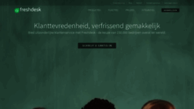 What Freshdesk.be website looked like in 2018 (5 years ago)