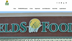 What Fieldsfoods.com website looked like in 2018 (5 years ago)