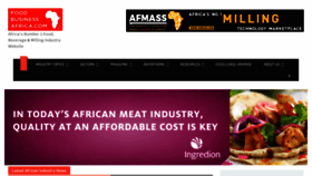 What Foodbusinessafrica.com website looked like in 2018 (5 years ago)