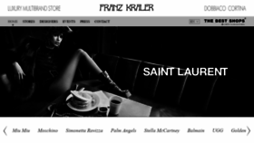 What Franzkraler.com website looked like in 2018 (5 years ago)