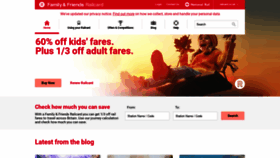 What Familyandfriends-railcard.co.uk website looked like in 2018 (5 years ago)