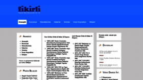 What Fikirli.com.tr website looked like in 2018 (5 years ago)