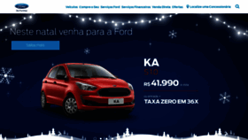 What Ford.com.br website looked like in 2018 (5 years ago)