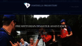 What Foothillspresbytery.org website looked like in 2018 (5 years ago)