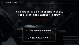 What Fuchsaudiotechnology.com website looked like in 2018 (5 years ago)