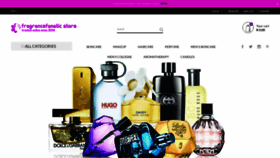 What Fragrancefanatic.co.za website looked like in 2018 (5 years ago)