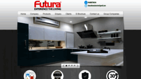 What Futurainterior.com website looked like in 2018 (5 years ago)