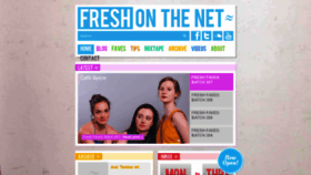 What Freshonthenet.co.uk website looked like in 2018 (5 years ago)