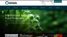 What Foodprotection.org website looked like in 2018 (5 years ago)