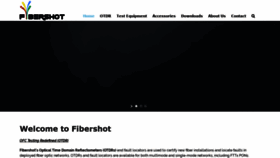 What Fibershot.net website looked like in 2018 (5 years ago)