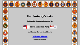 What Forposterityssake.ca website looked like in 2018 (5 years ago)