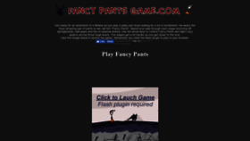 What Fancypantsgame.com website looked like in 2018 (5 years ago)