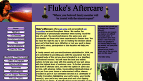 What Flukesaftercare.com website looked like in 2018 (5 years ago)