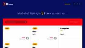 What Forexsiteleri.org website looked like in 2018 (5 years ago)