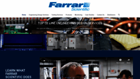 What Farrarscientific.com website looked like in 2018 (5 years ago)
