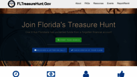 What Fltreasurehunt.org website looked like in 2018 (5 years ago)